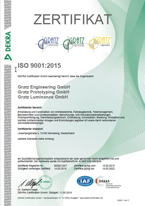 zertifikat iso9001